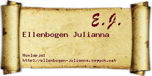 Ellenbogen Julianna névjegykártya